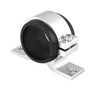 CFTGIW Aluminum Alloy 50mm Car Fuel Pump Mounting Bracket Single Filter Clamp Cradle Silver Rubber to With the From With Clamping Suitable for Diameter Pumps 50mm Fuel Pump BracketFuel (Silver)