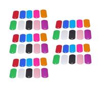 CFTGIW Aluminum Pet , Engraving Blanks with 50 Key Rings | Smooth surfaces for engraving, durable and lightweight, suitable for various uses