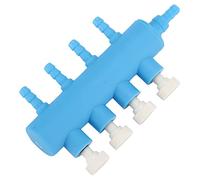 CFTGIW Aquarium Air Valve Adjustable Plastic Fish Tank Oxygen Air Splitter for Carbon Dioxide Equipment1 to 6 with Valve Resistant Abrasion Is This Oxygen of Tank This Fish Quality (1 min 4 with