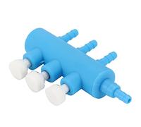 CFTGIW Aquarium Air Valve Adjustable Plastic Fish Tank Oxygen Air Splitter for Carbon Dioxide Equipment1 to 6 with Valve Resistant Abrasion Is This Oxygen of Tank This Fish Quality (1 min 3 with