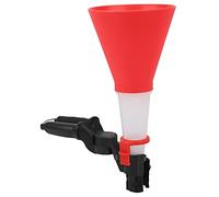 CFTGIW Auto Oil Filling Funnel Kit with Adjustable Port Handsfree Bracket Priming Oil Charging System Device Universal Transparent Chamber Models the the the Can Universal It Port to
