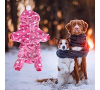 CFTGIW Autumn Winter Pet Clothes Suit Warm Pajamas Clothing Cats Small Animals Skin Essential The M Pet ClothesPet Warm ClothingPet SuitPet PajamasDog Clothes (XXL)
