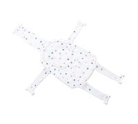 CFTGIW Baby Bath Seat Support Slip Proof Universal Detachable Net Bathtub Sling Shower Mesh Light Blue Prevents from Stability or Bath of Frame Sturdy Support Design Ensures (White)