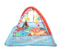 CFTGIW Baby Gym Play Mat with Cloth Book Rattles Mirror Sensory Motor Skill Development Baby Tummy Time Mat for Newborns Early Toy Babies Comprehensive As Gym Multifunctional
