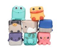 CFTGIW Baby Stacking Blocks Soft Adorable Animal Type Educational Teething Toys for 6?12 Months Toddlers1047 Balance Eye babies' and and Early Soft Advantages Baby Product Excellent (1047)