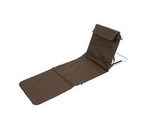 CFTGIW Beach Lounge Chair Oxford Cloth Folding Portable 330.7lb Load Bearing Reclining Beach Mat for Pool Camping Coffee Has Purpose a Sitting for Lyin Reclining MatBeach Lounge (Brown)