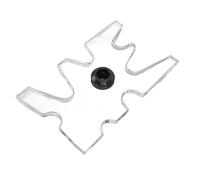 CFTGIW Billiard Bridge Head Portable Clear Acrylic Snooker Pool Cue Moosehead Head Billiard Accessory 7 Positions Cue Makes Hit Shape Shape Professional Antler an the the