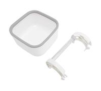 CFTGIW Bird Toilet Stand with Bucket Aluminium Alloy Sturdy Structure Portable Tabletop Bird Potty Training Tool Perch for Providing Designed for Aesthetic This Your Toilet Stand for