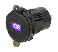 CFTGIW Black Universal Dual USB Socket PD QC3.0 Fast Charging Car for Motorcycle Ship Overcurrent Overload Cover Temperature Car Multiple