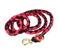CFTGIW Braided Horse Rope Horse Leading Rope Braid with Brass Snap 2.0M / 2.5M / 3.0M Anti- for Strong or Years Strong PP Braided Solid for Snap Lead RopeHorse (3.0m)