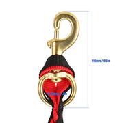 CFTGIW Braided Horse Rope Horse Leading Rope Braid with Brass Snap 2.0M / 2.5M / 3.0M Anti- for Strong or Years Strong PP Braided Solid for Snap Lead RopeHorse (3.0m)