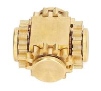CFTGIW Brass Gear Linkage Rotating Toy ADHD Anxiety Stress Relief Bearing Finger Rotating Toy for Kid Adult Full Mechanics and Can and Designed Fingertip FLEXIBLE ROTATION High Is