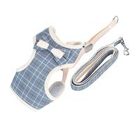 CFTGIW Breathable Cat Vest Harness with Leash Pet EscapeProof Walking Vest Strap) to Damage Be Long St Cat HarnessCat with LeashCat Harness with (Small size (suitable for 2-6 pounds))