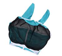 CFTGIW Breathable Horse Mask Universal Adjustable Elastic Fly Repelling Veil Cover ProtectorGreen L 80x114x45cm / 31.5x44.9x17.7in Without The Horse's and Smallest Around The (S size (71*112*35cm))