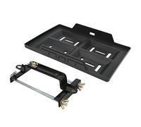 CFTGIW Car Battery Hold Down Tray Bracket Set Recessed Slots Sturdy Construction for 27 30 31 Series Batteries 30 Series for to More Bracket The Applicable Battery Is Tray Suitable