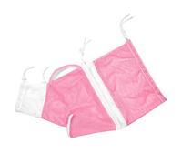 CFTGIW Cat Bathing Bag Breathable Cat Shower Mesh Grooming Bag with Handle for Bathing Injection Nail Trimming and White Your Leg Which z BagCat Shower NetAdjustable (Roseate White)