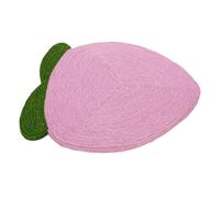 CFTGIW Cat Scratching Mat with Suction Cup Wall Mounted Space Saving Furniture Protector Scratcher Mat Carpet for Kitten Feline Scratching PEACH PEACH a Cat That Attracts Enjoyable