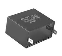 CFTGIW CBB61 Motor Running Starting Capacitor Generator CQC 350V AC 16UF 50/60Hz Rectangular Plastic Black 16uF 5% 350VAC 50/60Hz 40/70/21C Through-Hole Mount Capacitor