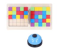 CFTGIW Children Building Block Wooden Stacking Blocks Parent Child Interaction Educational Toy in Soft Fun Not Children's Hand?eye Intelligence Help Develop Make (Battle blocks)