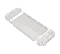 CFTGIW Clear Game Console Case Split Dockable Shockproof Gamepad Protective Shell for OLED 2021 for The The Without Buttons Easy Can Removable] [Dockable And for You Con