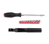 CFTGIW Clutch Removal Tool Kit Belt Changing Tool Kit Clutch Cover Removal Tool for RZR 1000 XP XP4 900S with Frosted Handle Reversible Socket 5mm-13mm