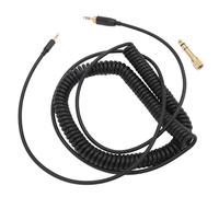 CFTGIW Coiled Headphone Cable Gold Plated Connector Replacement Headset Sound Cord for NC700 QC45 QC35 QC25 OE2 OE2i SoundTrue Red QC25 OE2 Headphone Coiled CableCoiled (Black)