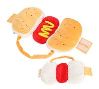 CFTGIW Cotton Yellow Pet Hot Dog Dr Hamburger Clothing Warm Clothes Supplies for DogsYellow L Pet ClothesPet Hot Dog DressPet Hamburger ClothingPet Warm ClothesCotton DressPet (S)