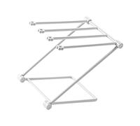 CFTGIW Countertop Dishcloth Drying Rack 4 Arms Folding Vertical Hand Towel Stand Dish Rag Storage Holder for Kitchen Light Gray Countertop Dishcloth Drying RackFolding (Light Grey)