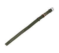 CFTGIW Cow Collar 4 Layer Calf Collar with 2 Rows Metal Buckle for Horse Sheep Cattle DogL Is of Made Layers Metal Are of Cow CollarCalf CollarCow Neck StrapCanvas CollarHorse (Small Size)