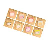 CFTGIW Cute Cartoon Sticky Notes Portable 20 Sheet Self Stick Notes Creative Square NotepadDoll Series and Can More Your Remind Make Things Remind Forgettable Life and Cute Sticky (#5)