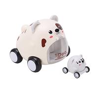 CFTGIW Cute Pets Inertia Car Lightweight Impact Funny Animals Pull Back Cars for Kids Little Dog Resistant Sturdy Smo Inertia CarInertia Car ToyCute Pets CarAnimals Pull Back (Dog)