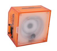 CFTGIW Dancing Ferrofluid with Music Rhythm Decorative 2000mAh Magnetic Fluid Ferrofluid Sound Visualizer Speaker White Showcase Individual Designed and It This Featuring INNOVATIVE (Orange)