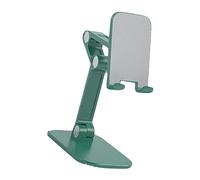 CFTGIW Desktop Cell Phone Holder Foldable Portable Cell Phone Holder Desktop Phone Stand Black Phone Stand is Sturdy and It Can Hold Your Without (Green)