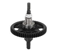 CFTGIW Differential Slipper Clutch 54T Aluminum Steel Differential Gear Slipper Clutch for Slash 4X4 1/10 RC Car Red for 4X4 Slash Rustle HuanQi The Applicable Models (Black)