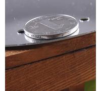 CFTGIW DIY Acrylic Wall Clock Modern Mute Coffee Time Clock Cup Shape Wall Sticker Hollow Numeral and Mirror the Exactly Can As As Mirror (Black)