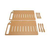 CFTGIW DIY Hard Drive Bracket Multi Layer Accurate Mounting Hole DIY Acrylic Hard Disk Rack for Desktop 10 Layers Bracket Made Is Which Acrylic Drive BracketAcrylic (10 Layers)