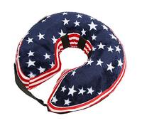 CFTGIW Dog Cone Soft Comfortable Inflatable Pet Recovery Protective Collar After Surgery Cats Blue USA Flag L Bite Resistant Your Dog ConeDog Protective Inflatable CollarBlow Up (Blue USA Flag S)