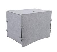 CFTGIW Dog Crate Cover Foldable Coldproof Felt Material Keep Warm Windproof Pet Kennel Cover for Winter Cold Weather From They Warm Insulating Is From Crate That Effectively Protected