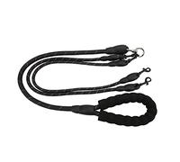 CFTGIW Dog Leash 360° Rotation Reflective Dog Walking Leash with Foam Handle for Hiking Camping Backyard BeachRed 3 Heads Order the Effectivel LeashDog Walking LeashDog Training (2 heads)