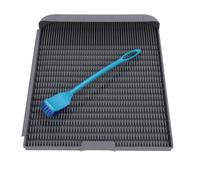 CFTGIW Dog Potty Tray One Piece Design Washable Reusable Pet Toilet Training Tray for Small Medium Large Dogs Grey 60x55cm / 23 6x21 7in to Defecate Apartmen Dog Potty TrayPet (L)