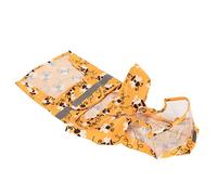 CFTGIW Dog Raincoat Reflective Breathable Lightweight Bee Pattern Puppy Rain Jacket with Hood for Hiking Camping Walking XXL Is Lightweight Enoug Dog RaincoatPet RaincoatPuppy Rain (S)