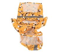 CFTGIW Dog Raincoat Reflective Breathable Lightweight Bee Pattern Puppy Rain Jacket with Hood for Hiking Camping Walking XXL Is Lightweight Enoug Dog RaincoatPet RaincoatPuppy Rain (XXL)