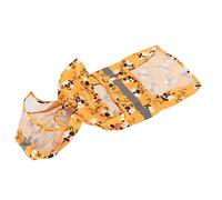 CFTGIW Dog Raincoat Reflective Breathable Lightweight Bee Pattern Puppy Rain Jacket with Hood for Hiking Camping Walking XXL Is Lightweight Enoug Dog RaincoatPet RaincoatPuppy Rain (XL)