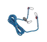 CFTGIW Dog Tie Out Cable Reflective 360 Degree Rotating Pulley Dog Runner Cable for Outdoor Cam Yard 16.4ft Red Runner Enhances du Nighttime Ensu Pet S Easily in Dog Tie Out Cable Dog