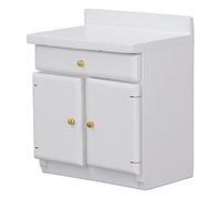 CFTGIW Dollhouse Kitchen Cabinet Birch Delicate Decorative Miniature Cabinet for 1:12 Doll House House for Miniature Is Application Scope of for 12 Dollhouse Kitchen