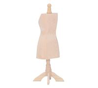 CFTGIW Dollhouse Wooden Mannequin 1:12 Lightweight Mini Clothes Display Holder Model for DIY Pants and Dresses an for Is Holder Clothes Display for Hanger Doll's Dollhouse Wooden