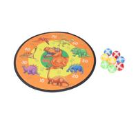 CFTGIW Double Sided Stick Dart Board with 8 Balls Dinosaur Patterns Throwing Toy PARENT Child Interaction Stick Ball Dartboard Throwing Catering and Various PARENT Is