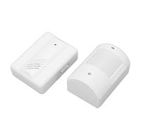 CFTGIW Driveway Alarm Infrared Transmitter Doorbell Receiver Motion Sensor Weatherproof for Home Security System Sent to It Remote de Driveway AlarmWireless DoorbellSecurity Alert