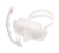 CFTGIW Dry Snorkel Set Wide View Fog Snorkeling Goggles Professional Snorkeling Gear Comfortable Fit Floating Valve the i Snorkel SetDiving GogglesSnorkeling GogglesSwimming (White)