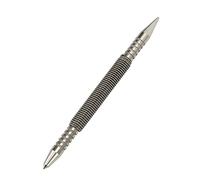 CFTGIW Dual Head Center Punch Spring Design High Hardness Carbon Steel Compact Hammerless Center Punch for Wood Metal Glass Head 3/16in Stapler 1/16in Slight Marking to the